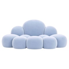 Sofa „LOS ANGELES“ in Himmelblau Par Alexandre Ligios