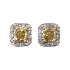 Canary Diamond Earrings