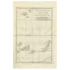 Canary Islands 
Madeira Map – Atlantic Archipelagos c.1780