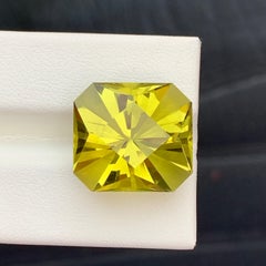 Canary Yellow Color Precision Fancy Cut Lemon  Citrine Gemstone for Jewelry