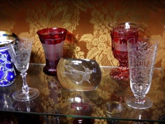 Cancer Optical Glass Block Handcut Zodiac Signs