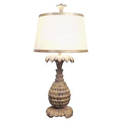 Candace Barnes Now Champagne Leaf Pineapple Lamp
