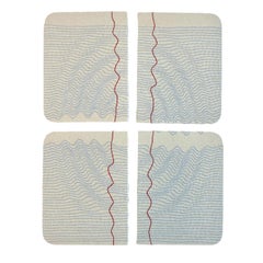 Notes for String Theory 12062022, Contemporary Textile Art, Embroidery on Canvas