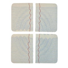 Notes pour String Theory 12062022, Art textile contemporain, broderie sur toile