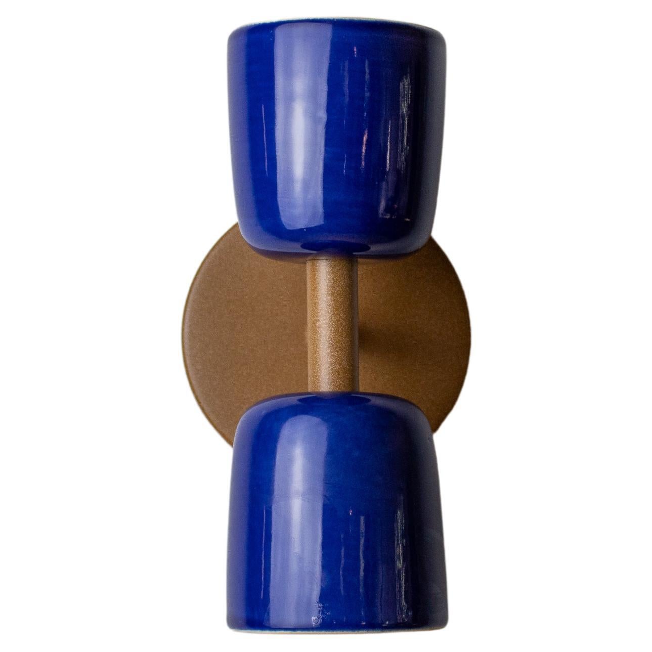 Applique Candeia - blu/blu - Collection'S - Ceramica brasiliana in vendita