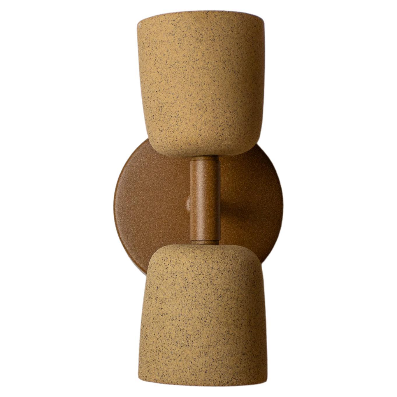 Applique Candeia - sabbia / sabbia - Collectional Romaria - Ceramica brasiliana