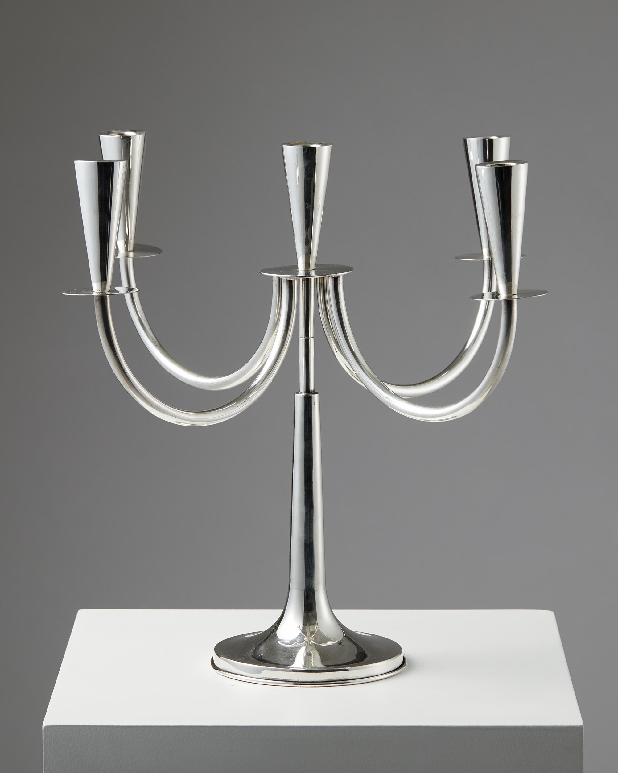 20th Century Candelabra, Anonymous, Scandinavian, 1950's