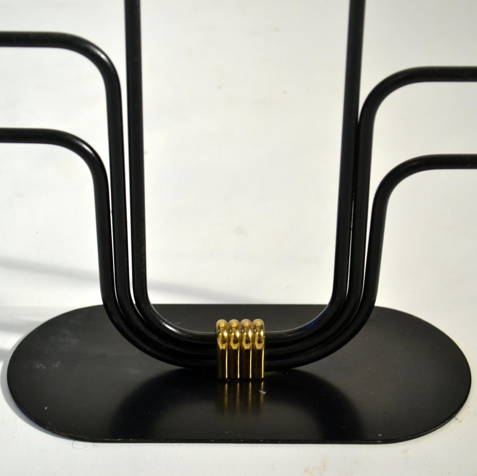 Swedish Candelabra by Gunnar Ander for Ystad Metall, Sweden, 1960's For Sale
