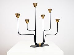 Candelabra by Gunnar Ander for Ystad Metall, Sweden