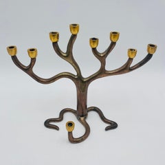 Chandelier de Sandra Kravitz pour Rosenthal, Menorah "Tree of Light" (arbre de lumière)