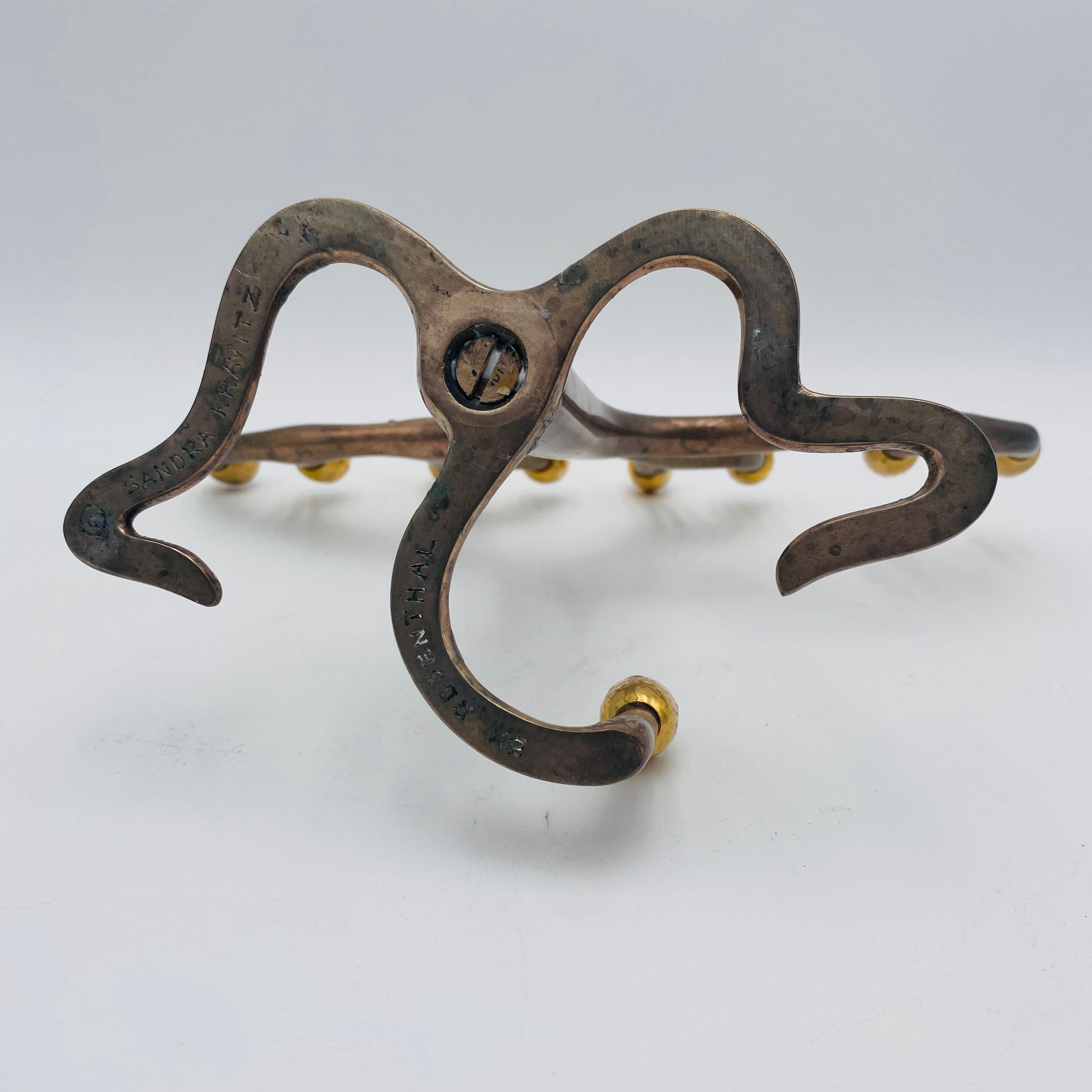 Metal Candelabra by Sandra Kravitz for Rosenthal, 