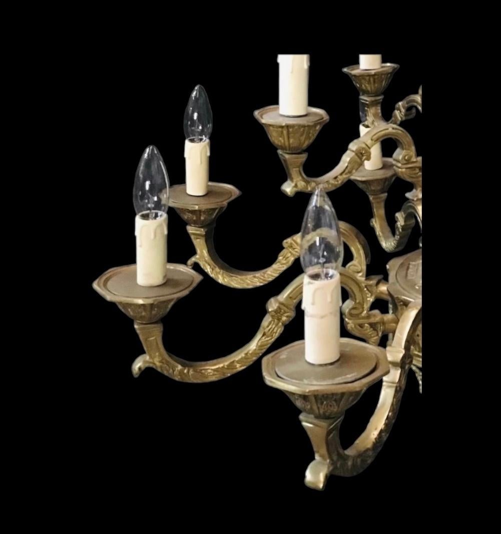 Louis XVI Candelabra Chandelier For Sale