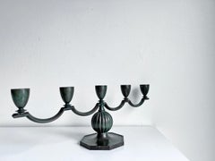 Candélabre en bronze de GAB - Guldsmedsaktiebolaget 1930's