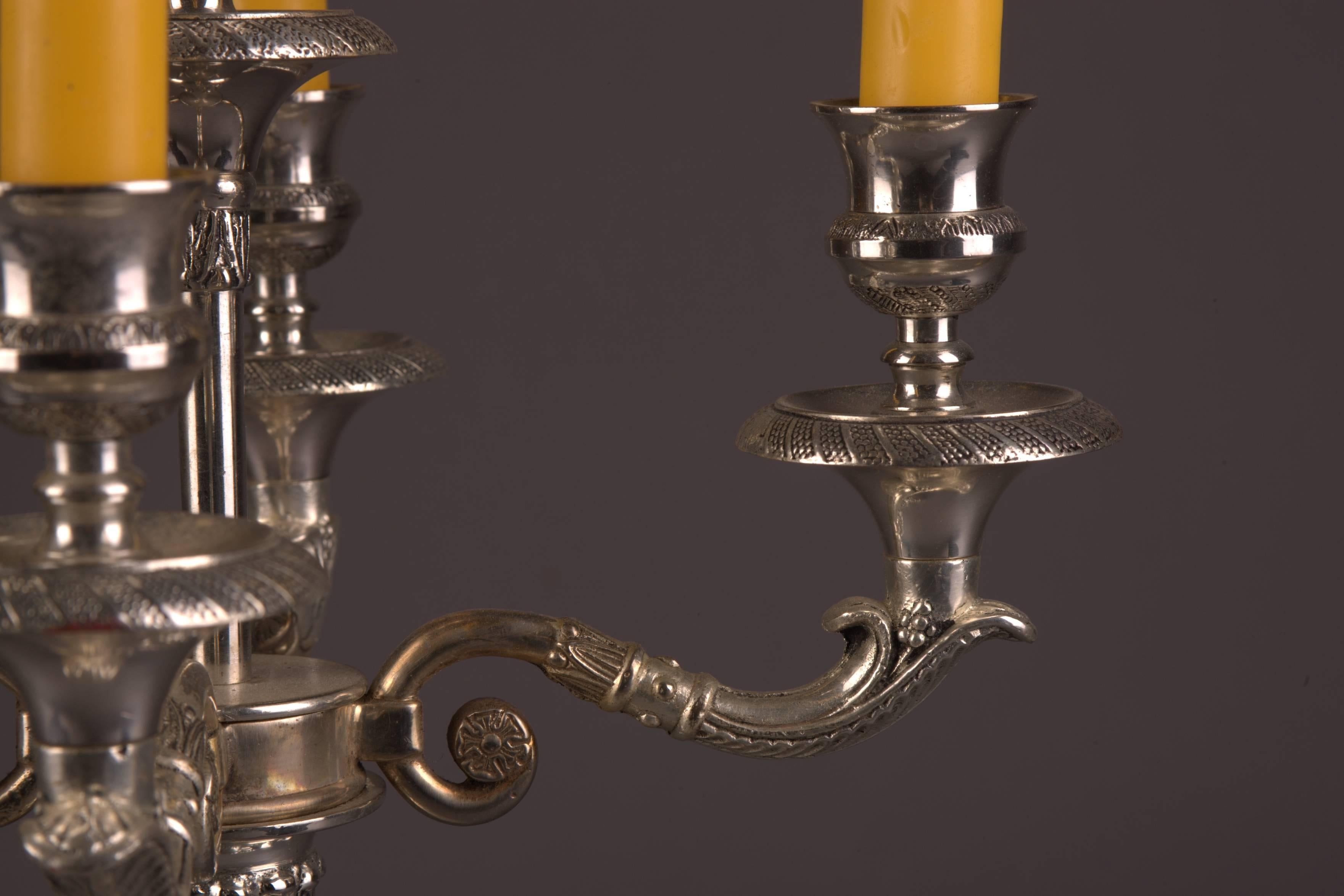 Candelabra in Empire Style For Sale 1