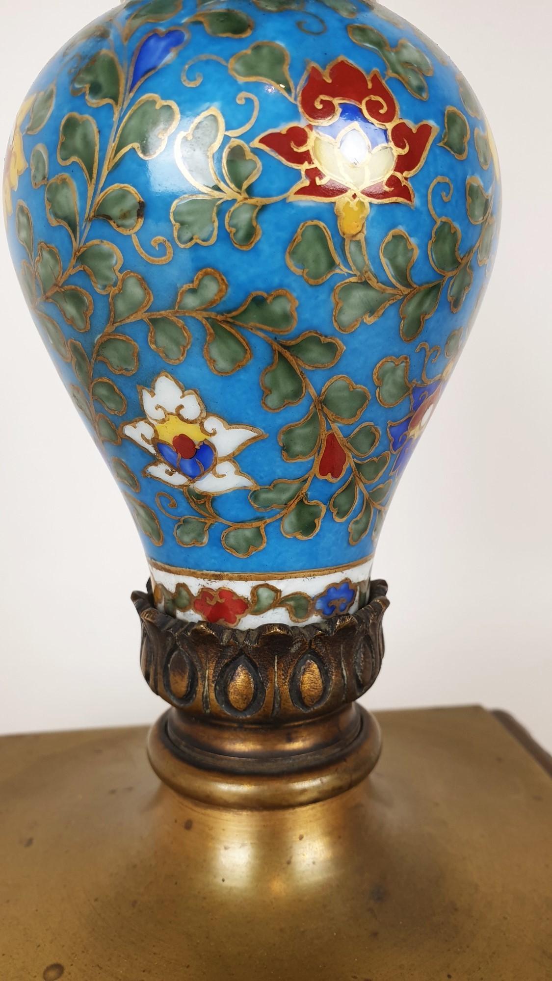 Candelabra In Porcelain And Bronze, Japonisme, XIXth Century For Sale 2