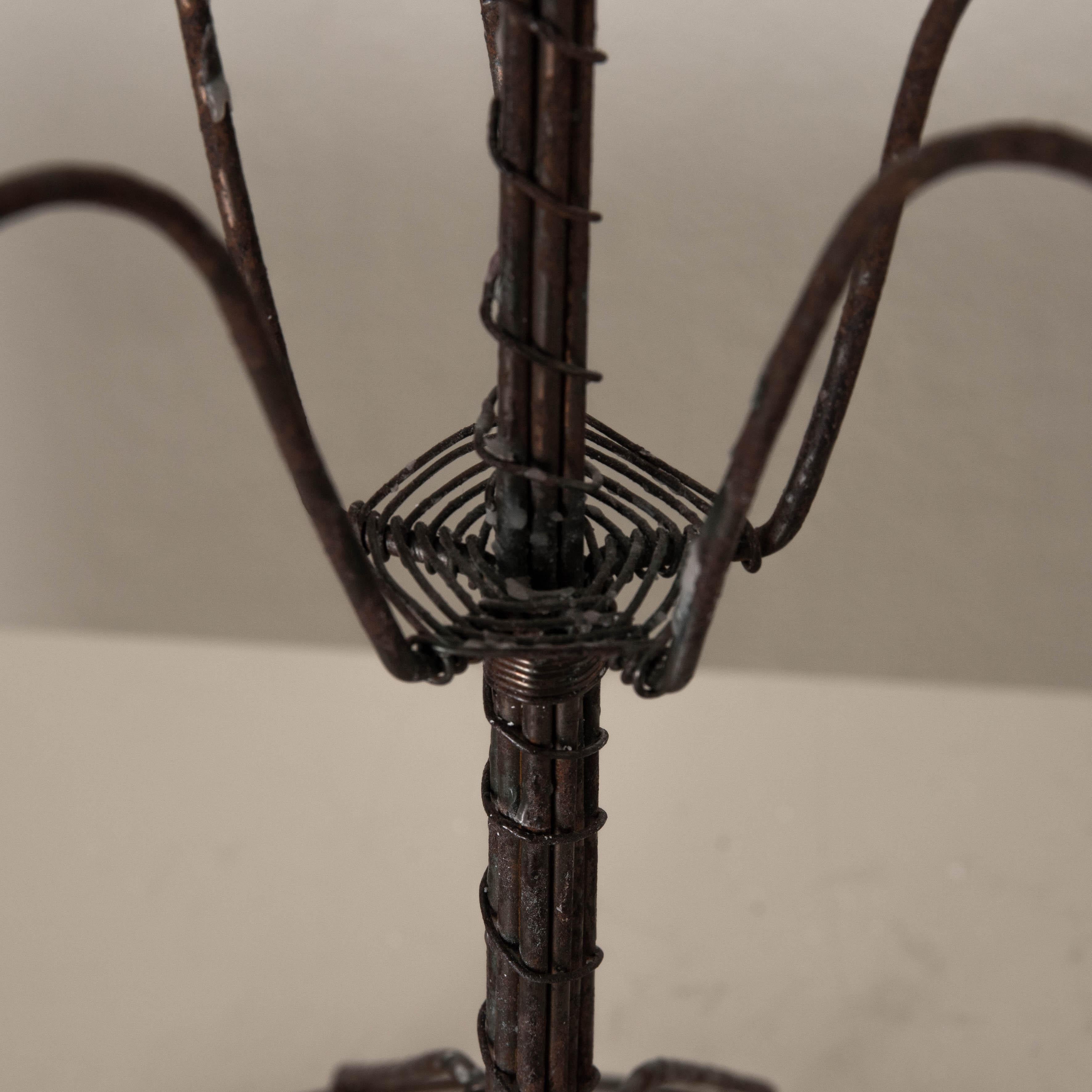 Candelabra Swedish Metal 11 Candleholders, 19th Century, Sweden 1