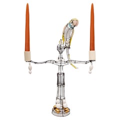 Candelabra With Parrot by Marie Christophe
