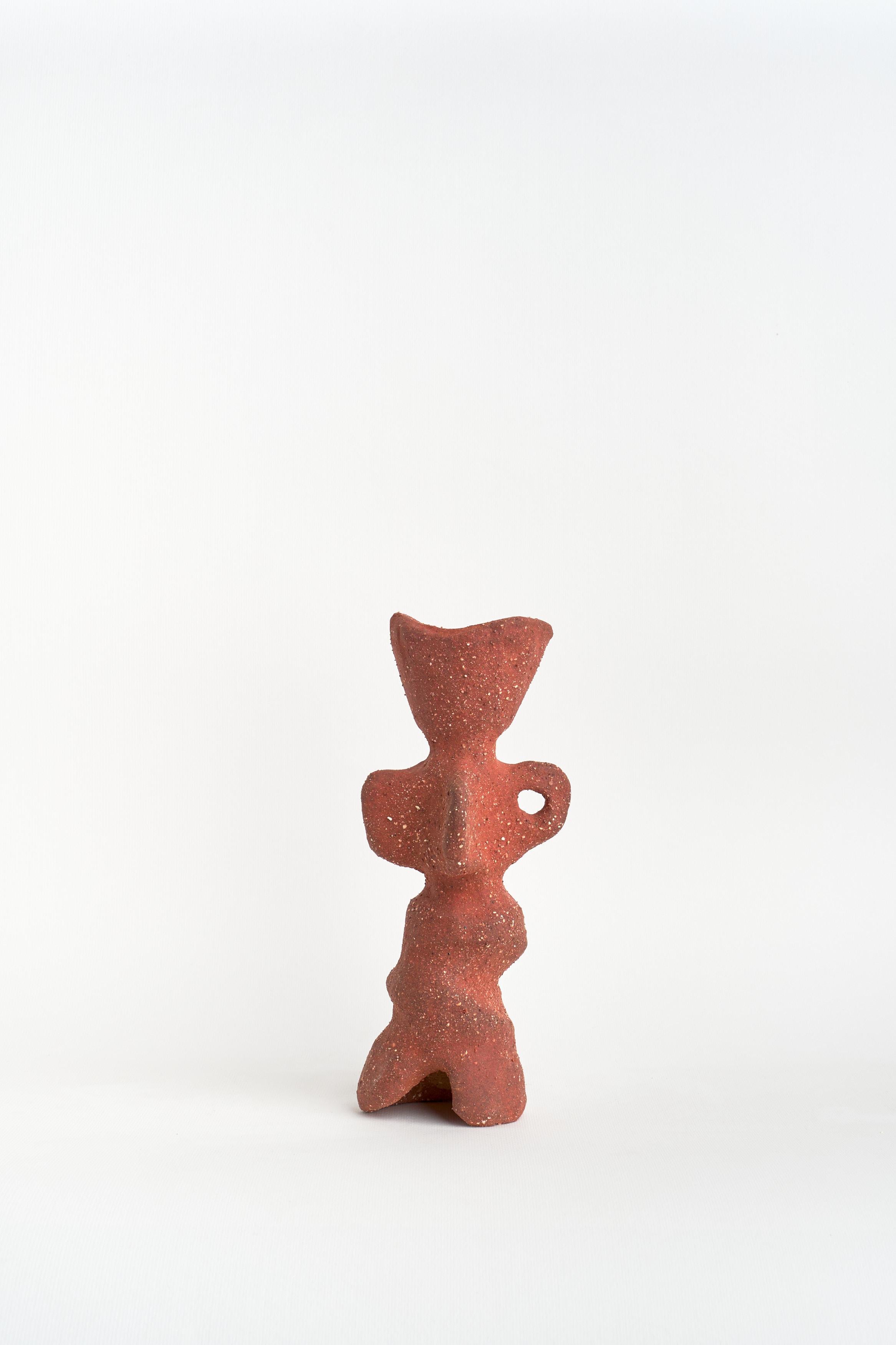 Candelabro 4 Candleholder by Camila Apaez
Unique
Materials: Stoneware, Red Clay
Dimensions: ⌀ 7 x H 20 cm

Ila Ceramica emerged from a process of inner inquiry where ceramics became a space for presence, silence, touch and patience. Camila