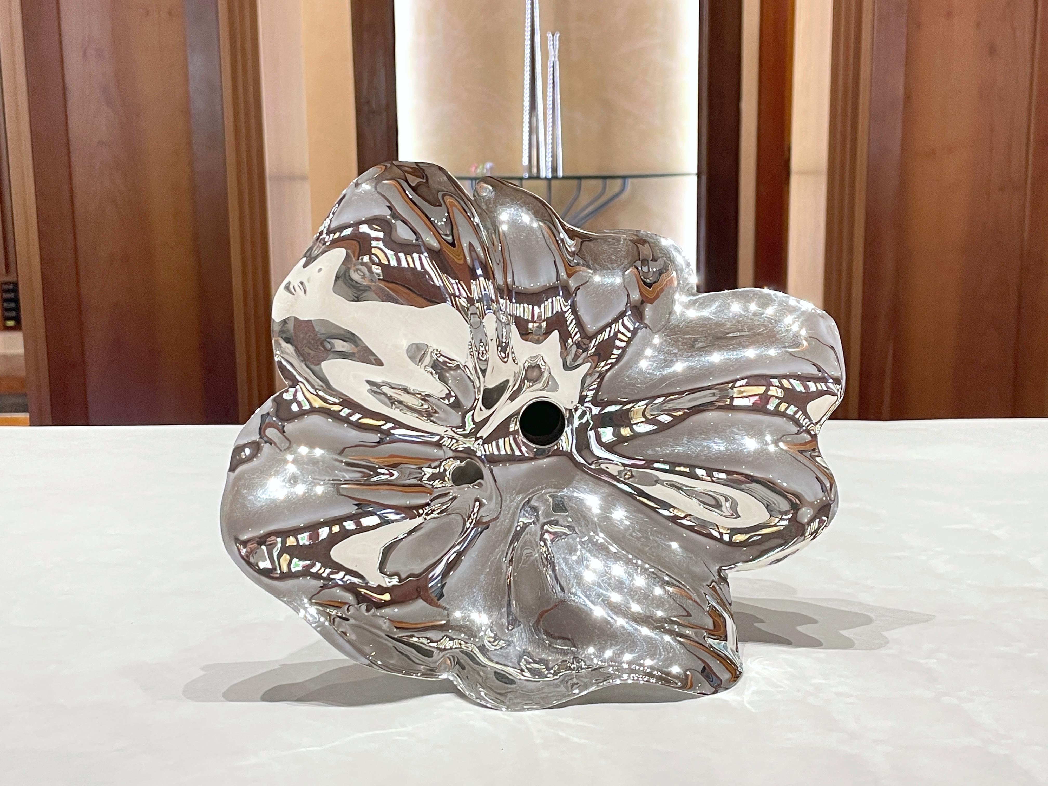 Candelabro Flor grande De Vecchi Milano 1935 in argento sterling 925 im Angebot 5
