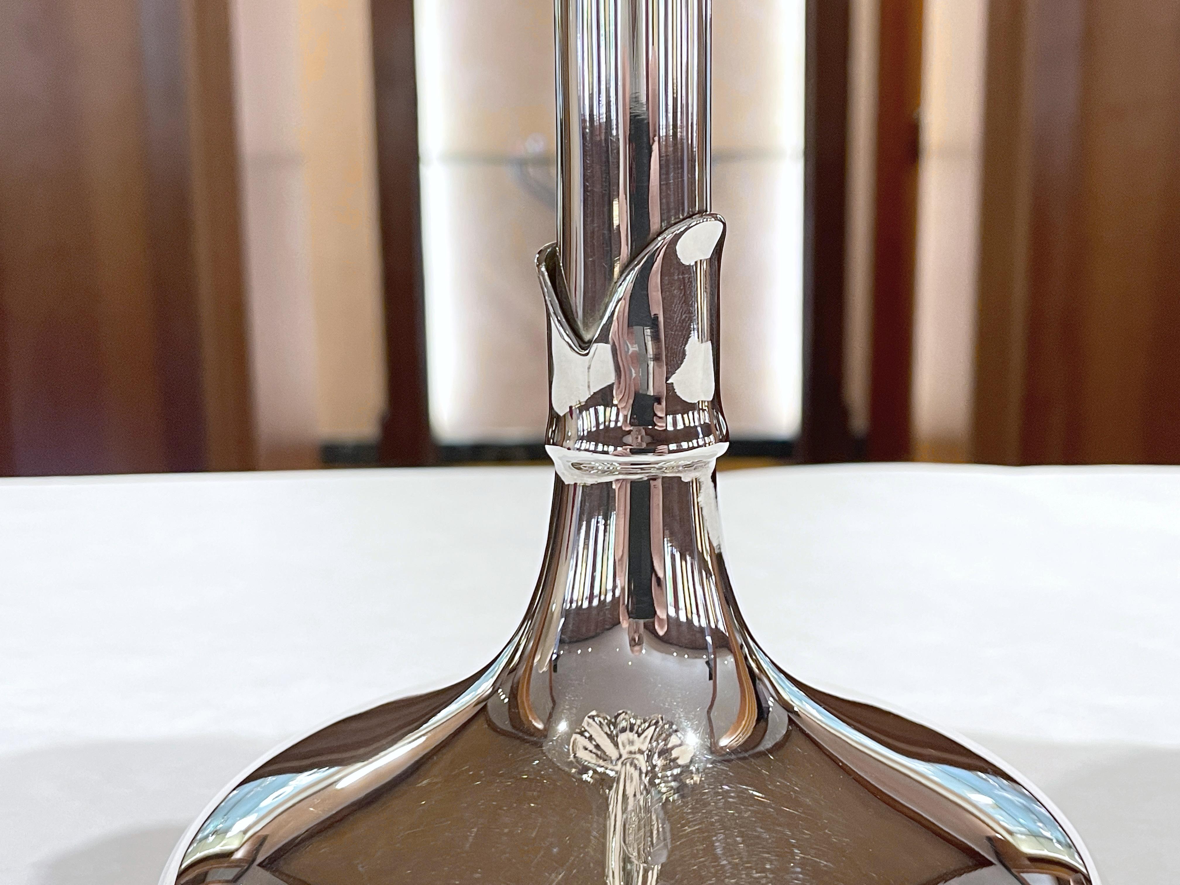 Candelabro Flor grande De Vecchi Milano 1935 in argento sterling 925 im Angebot 6