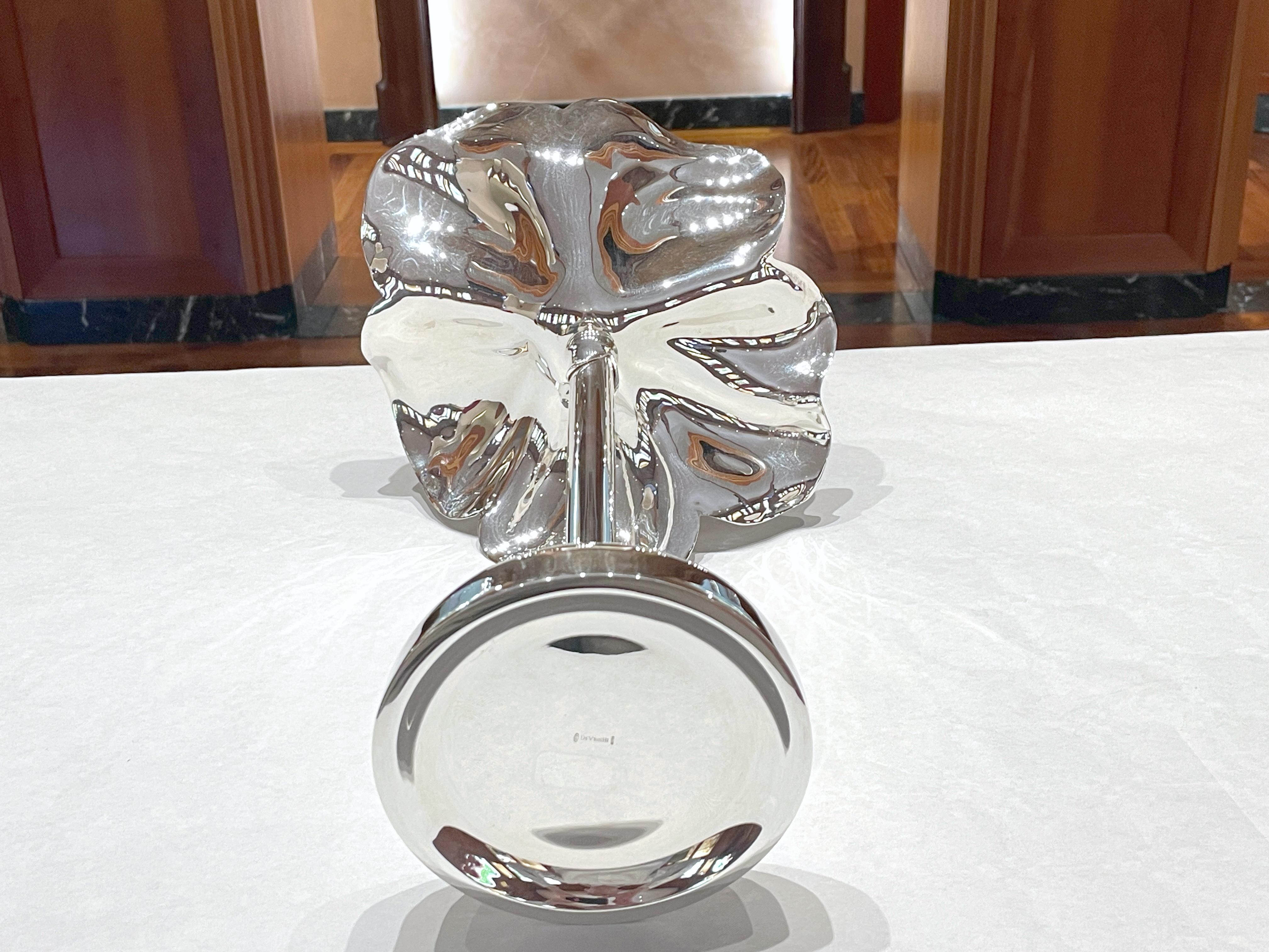 Candelabro Flor grande De Vecchi Milano 1935 in argento sterling 925 im Angebot 4