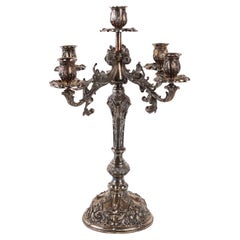 925 Sterling Silver Candelabra Mazzuccato Milan Mid 1900s approx