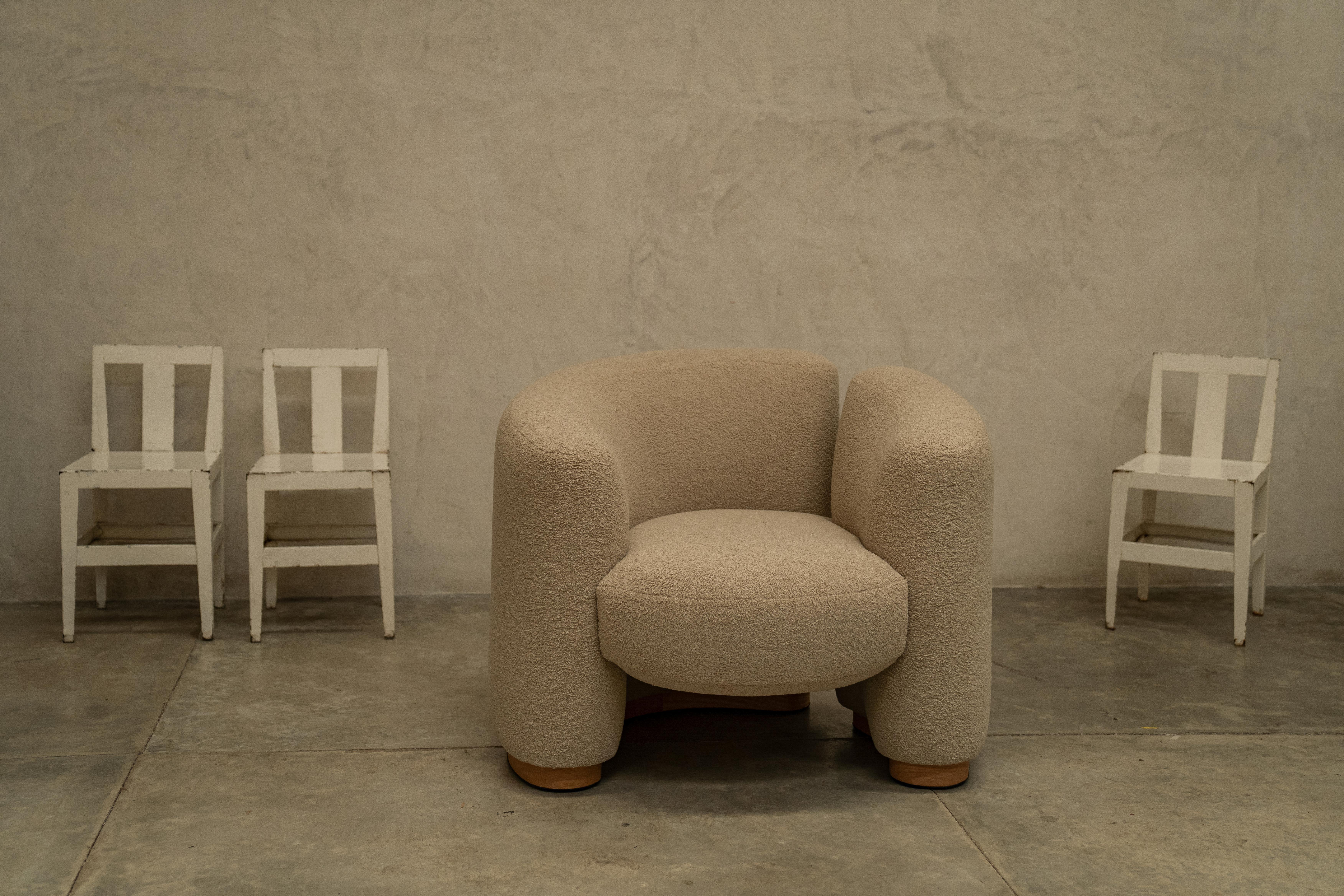 Mexican Candelaria Contemporary Armchair For Sale