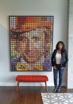 "Big Wonka Donuts" 76 x 60" Einzigartige fotografische Anordnung auf Leinwand