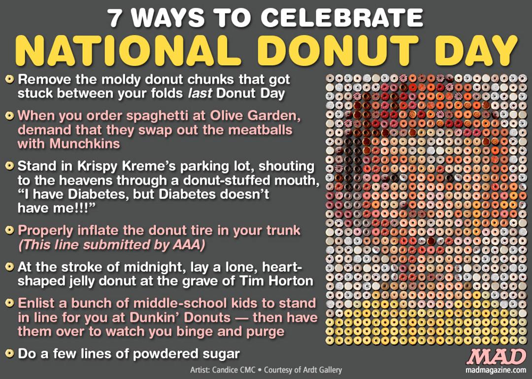 You have read about the extraordinary donut portraits by Candice CMC on social media world-wide and we are excited and proud to represent her work. 

I have included in this listing an image from some of the world-wide Social Media Buzz on Candice