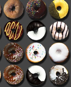 "Donuts del Gran Capitán Jack"  68x54"  Arreglo fotográfico único sobre lienzo