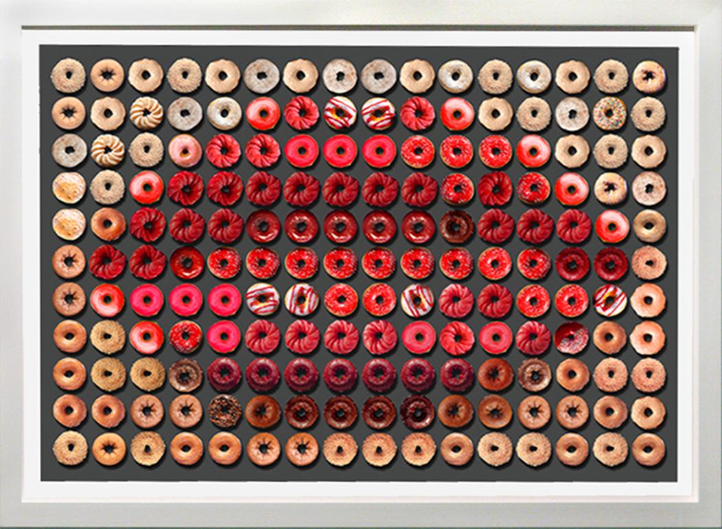 Candice CMC Portrait Photograph - Donut Kiss, The perfect Valentine's Day Photographic Arrangement of Donuts