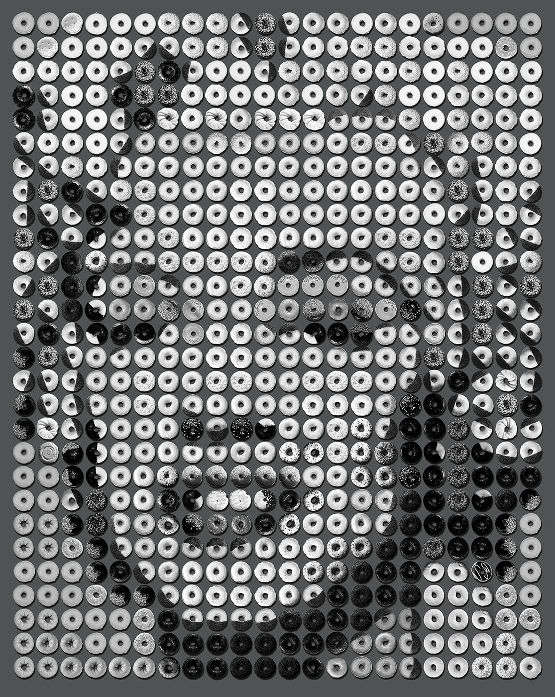 „Double Warhol Marilyn aus Nussbaumholz“  Pop Donuts (Pop-Art), Photograph, von Candice CMC