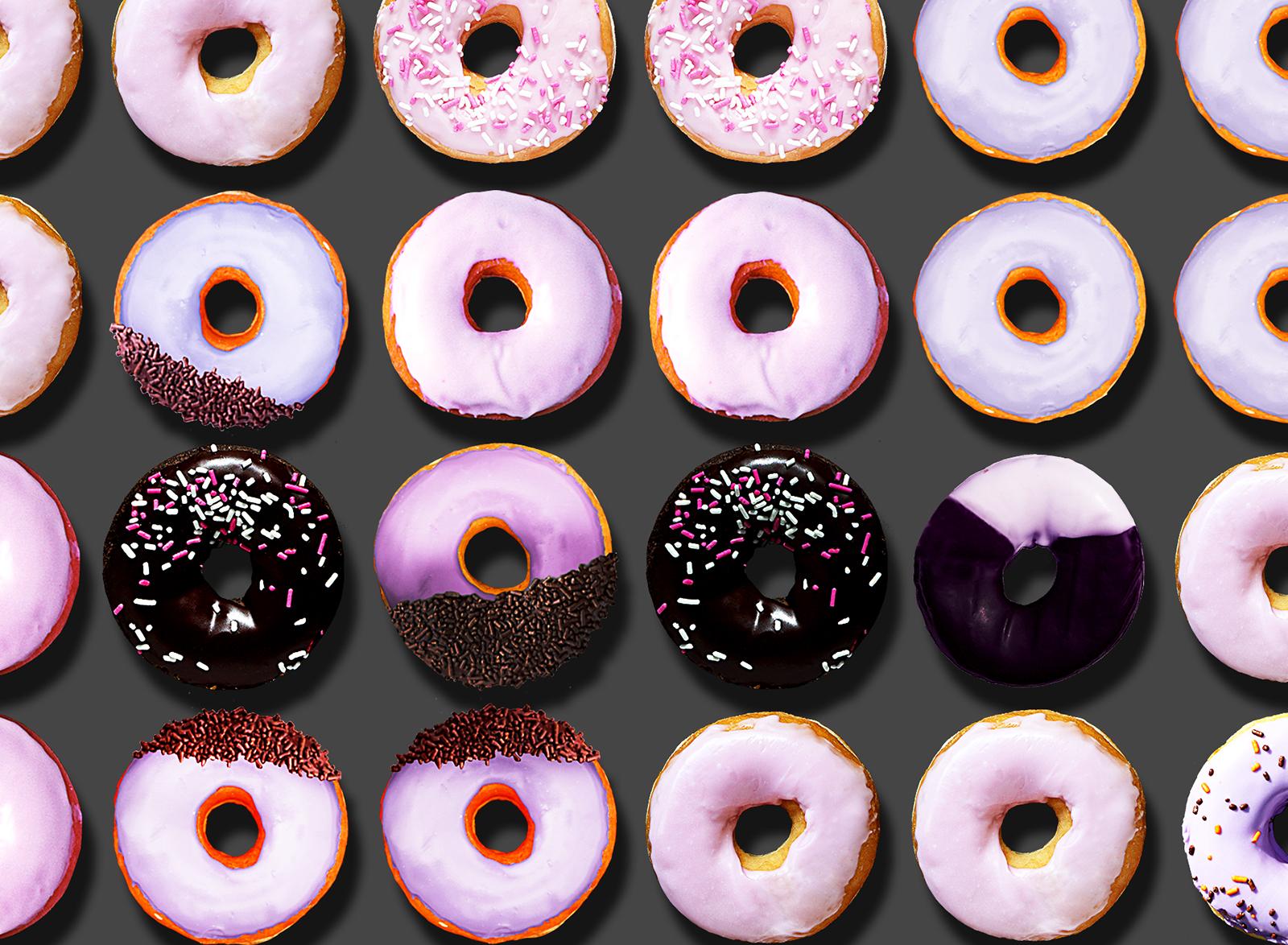 „Double Warhol Marilyn aus Nussbaumholz“  Pop Donuts im Angebot 2