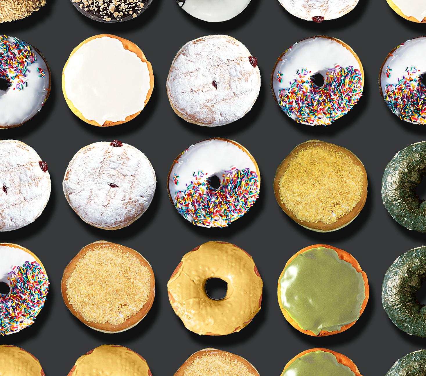 Sie haben in den sozialen Medien weltweit von den außergewöhnlichen Donut-Porträts von Candice CMC gelesen, und wir sind begeistert und stolz, ihre Arbeit zu vertreten.  Ich habe in diese Auflistung ein Bild aus dem weltweiten Social Media Buzz über