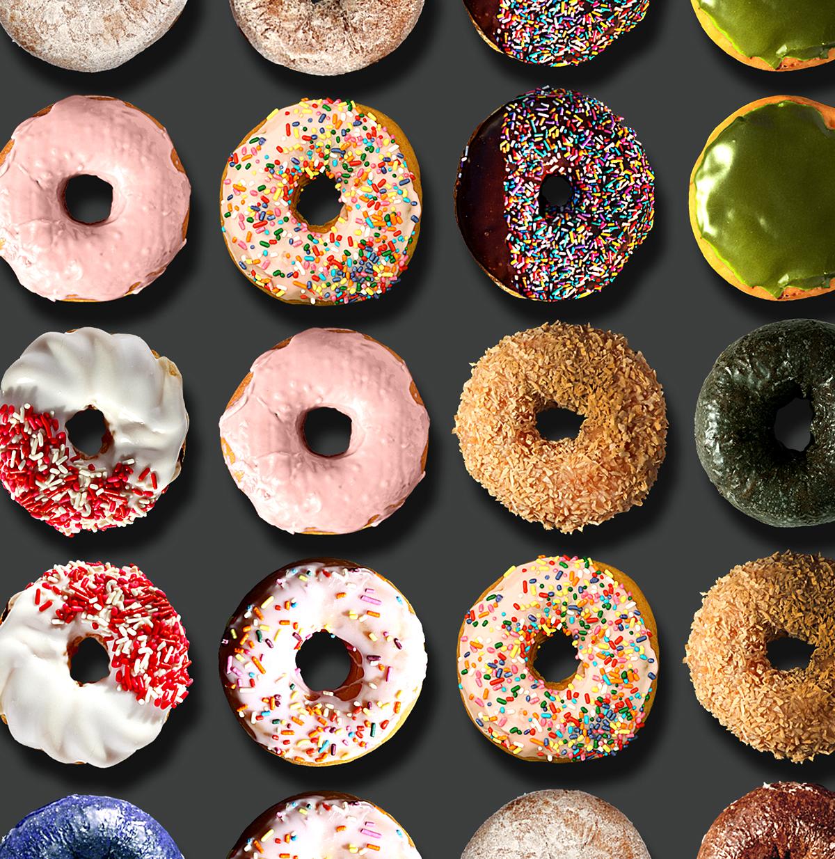 pop art donuts