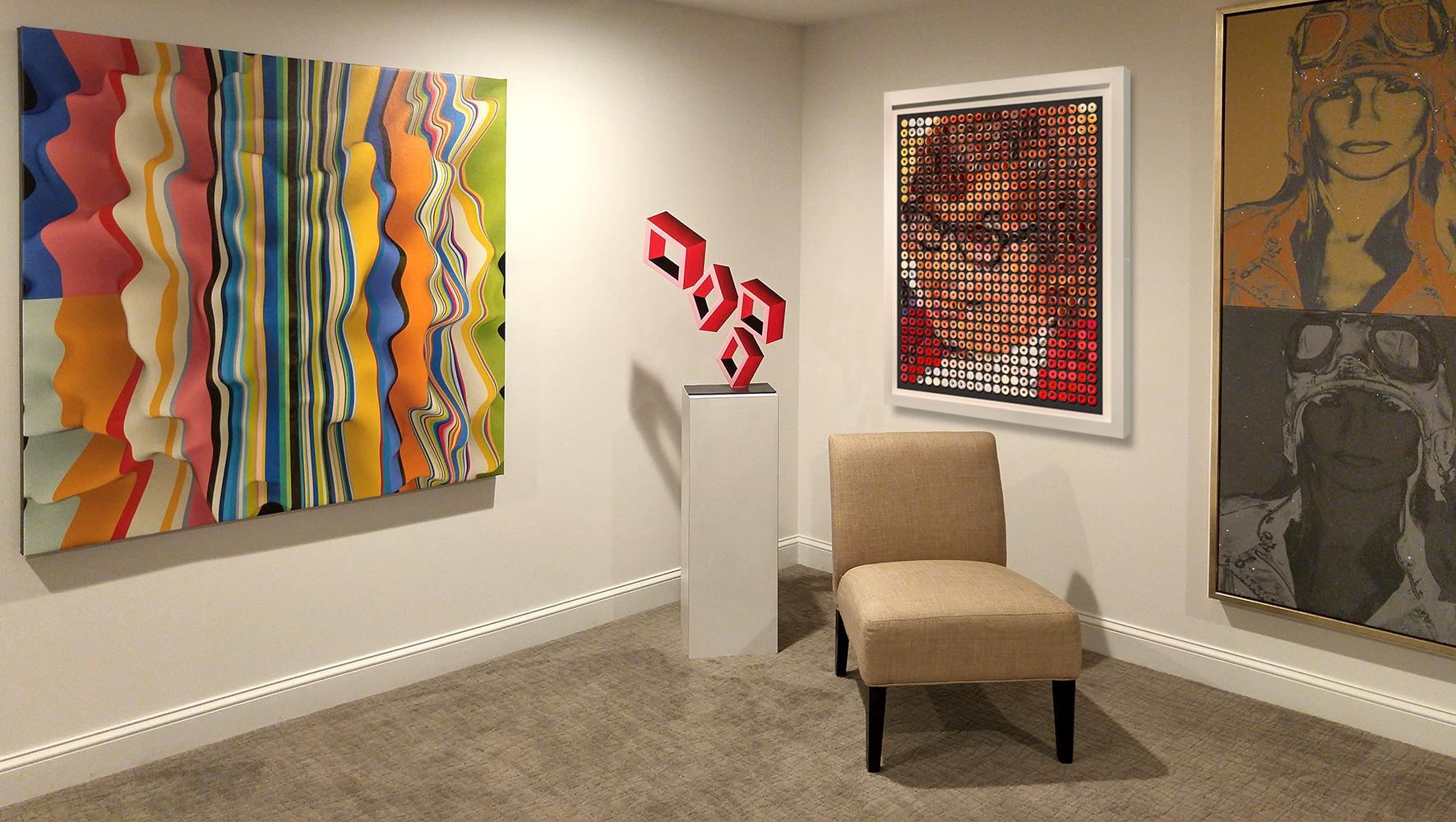 „Mojo Donuts“ 46x38“  Austin Powers Fotoarrangement von Austern auf Papier, Austin Powers im Angebot 2