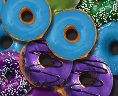 "Rainbow Donuts" Photographic arrangement limited to only 25