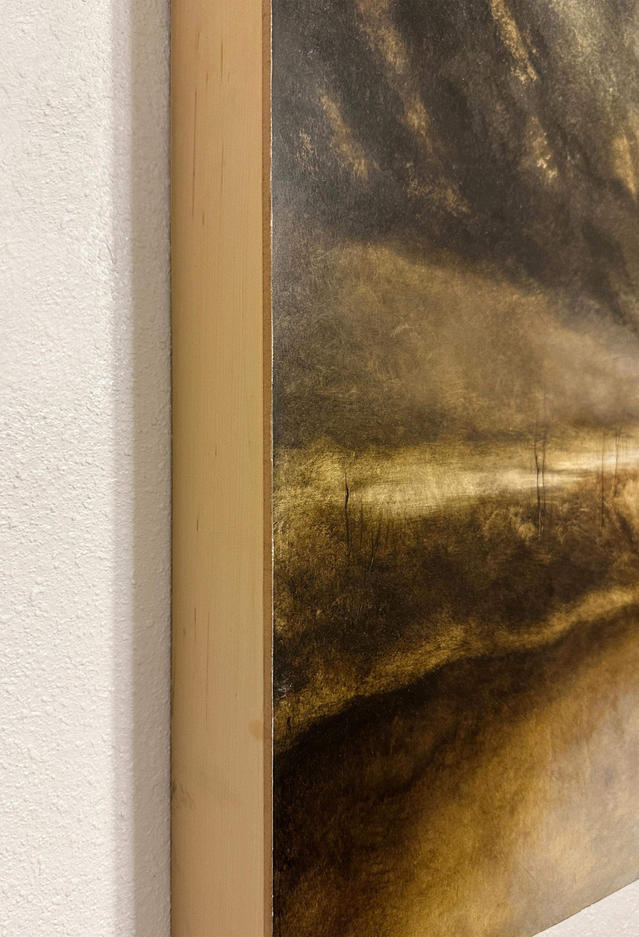 View from the Bridge, Original Painting - Realist Art by Candice Eisenfeld