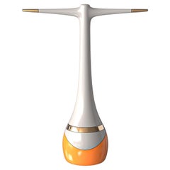 "Candice" Umbrella Stand with Stainless Steel and  Bronze Details, Istanbul
