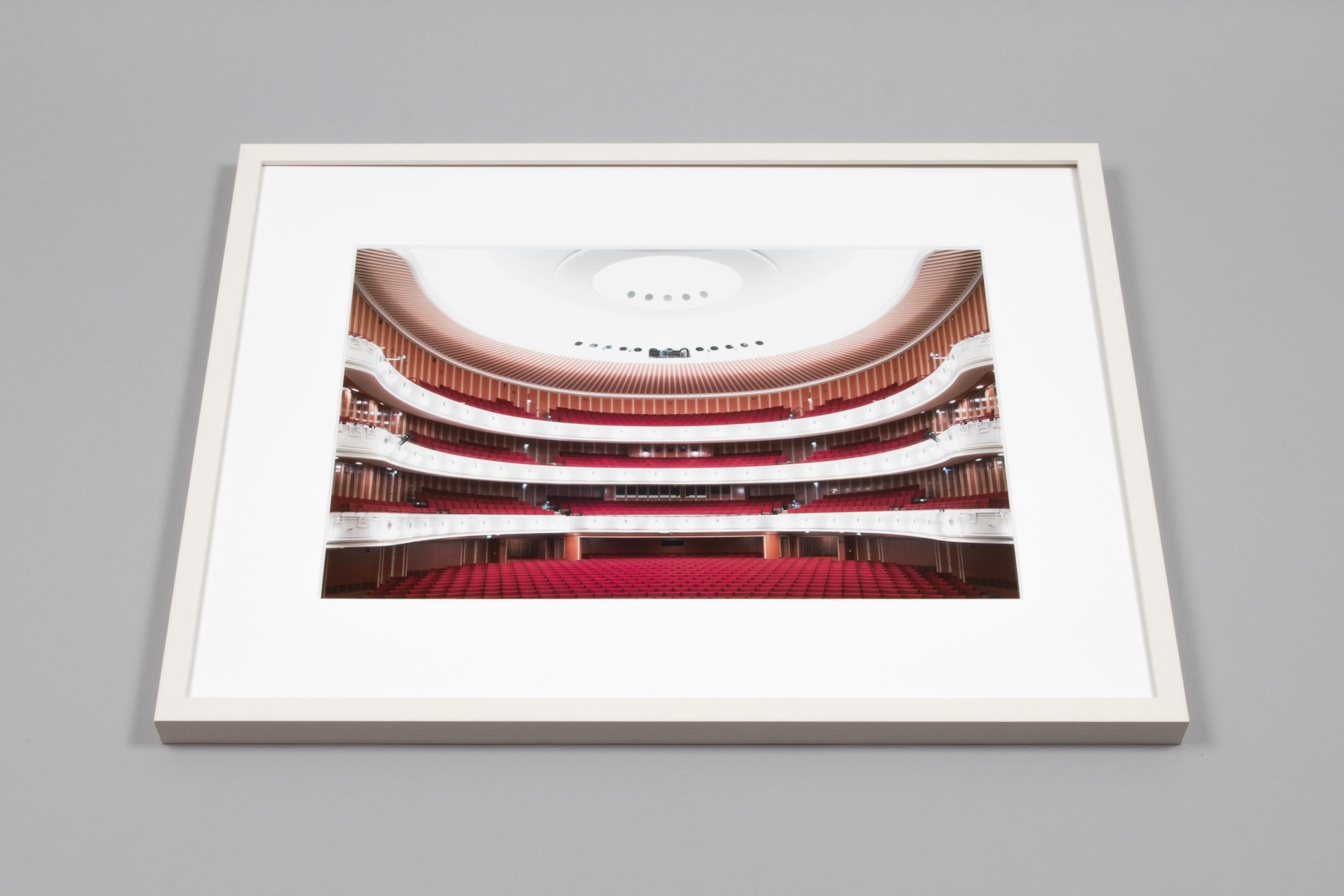 Candida Höfer, Deutsche Oper - Signed C-Print, Contemporary Photography - Gray Color Photograph by Candida Hofer