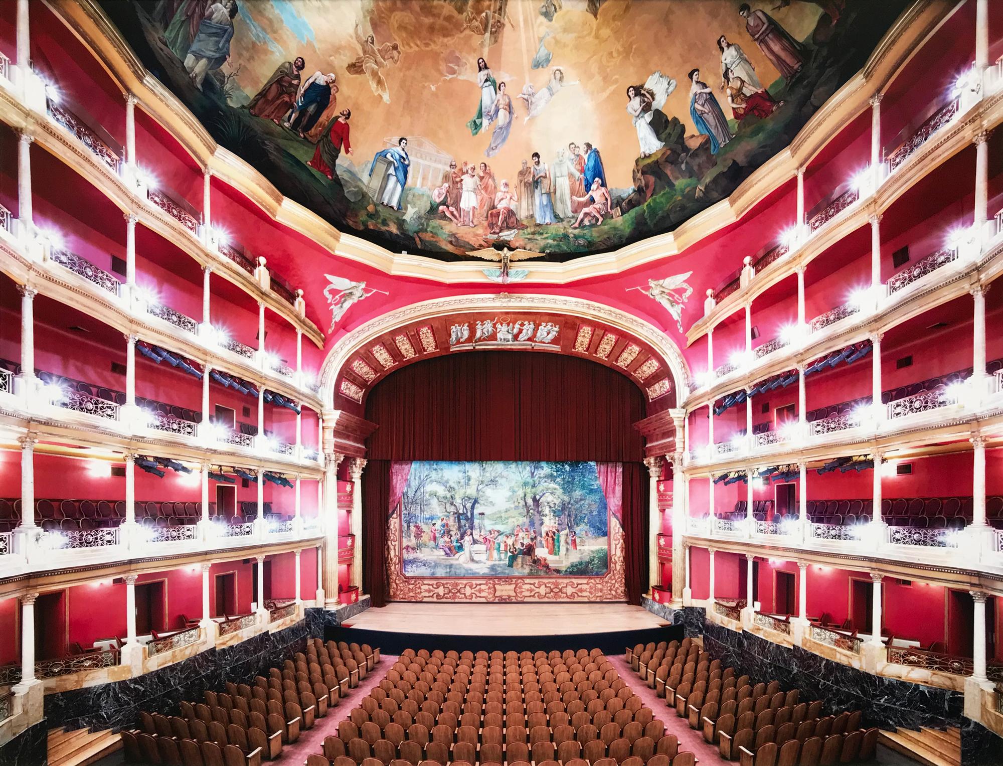 Candida Höfer, Teatro Degollado Guadalajara III, Contemporary Photograph, Signed For Sale 1