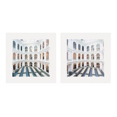 Candida Höfer, University Library Hamburg A - Set of 2 Photographs 