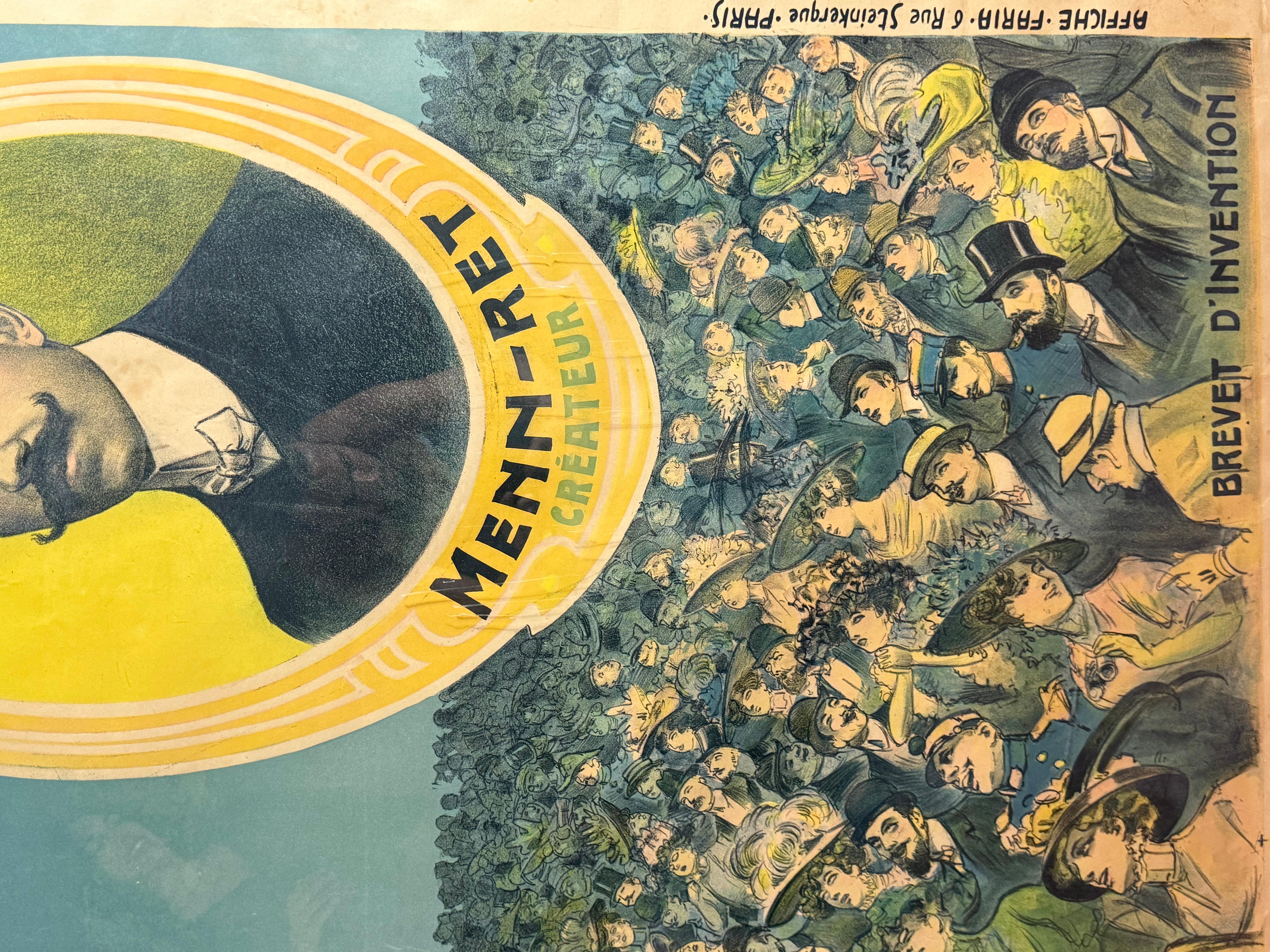 Candido Aragonez de Faria, Le Gyroscope Humain, Original affiche, c. 1910 en venta 1