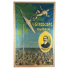 Candido Aragonez de Faria, Le Gyroscope Humain, Original affiche, c. 1910