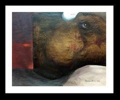 C. Ballester   Sueño Original  Surrealismo Pintura sobre papel en técnica mixta
