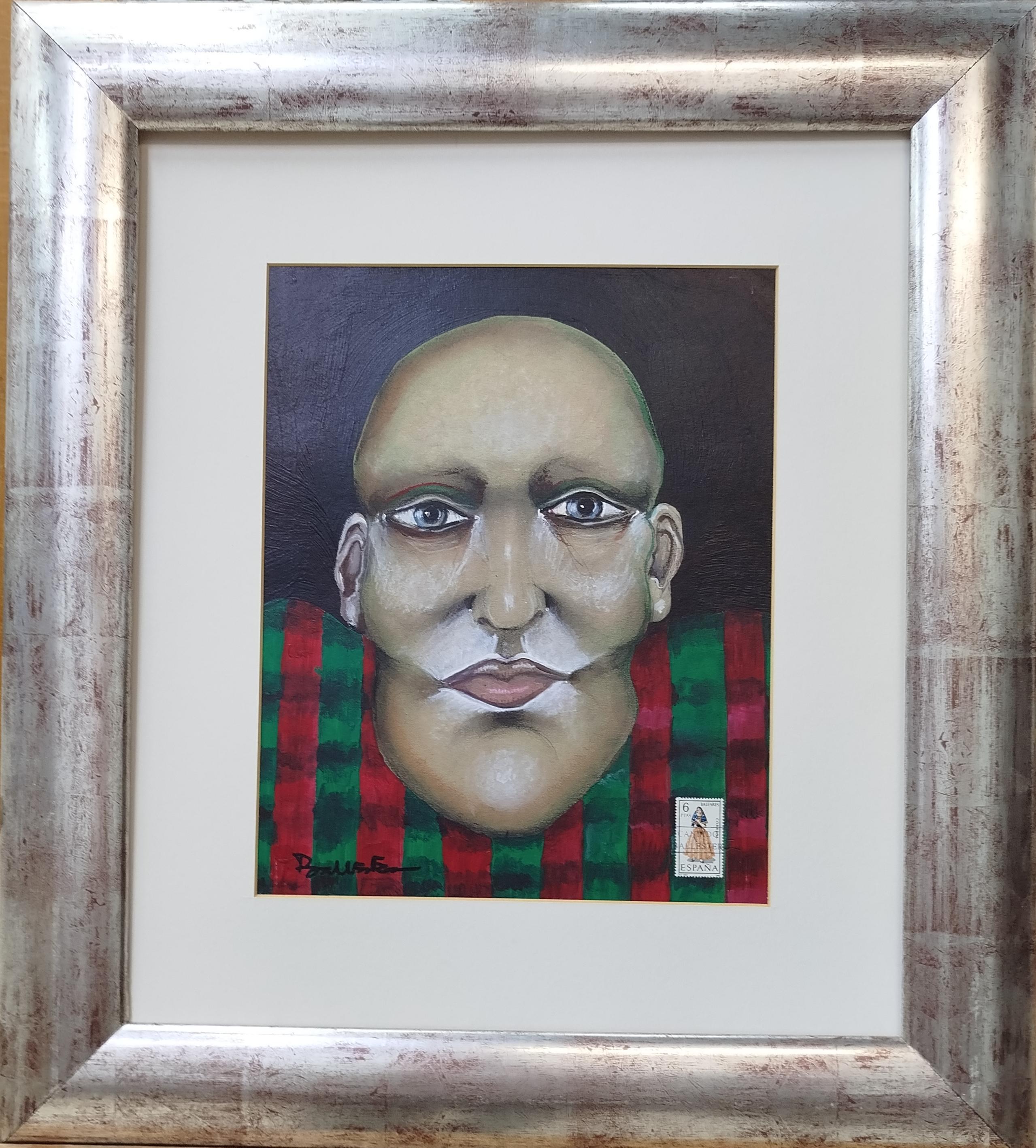 Personale original contemporary mixed media painting.

Cándido Ballester is a contemporary Mallorcan painter who was born in 1926. As a child he had to emigrate to Argentina. In the 60's he began his career as a painter and as early as 1978 he
