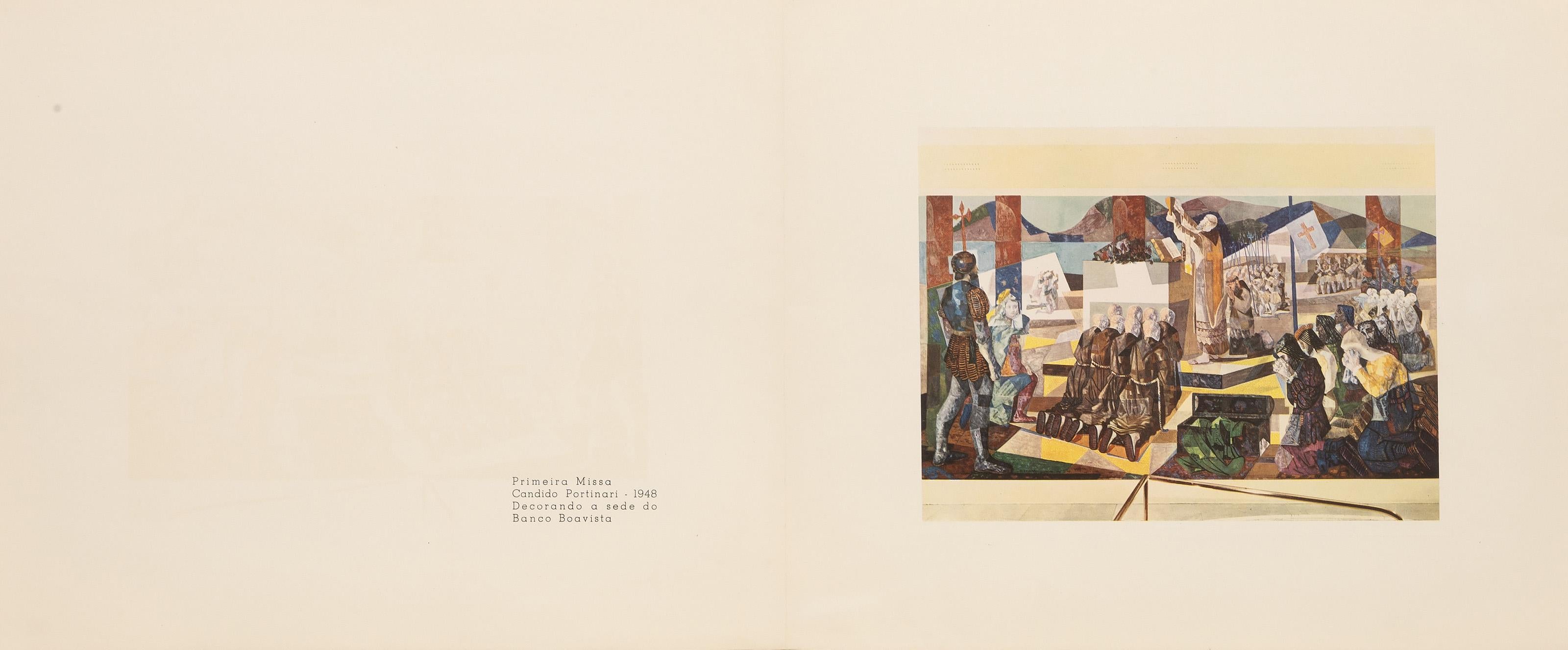  Candido Portinari, Brasilianer (1903 - 1962) -  Primeira Missa, Jahr: der Entstehung: 1948, Medium: Poster, Bildgröße: 7.75 x 10 inches, Größe: 12.75 x 15.25 in. (32.39 x 38.74 cm)