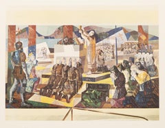 Primeira Missa, Poster moderno di Cândido Portinari