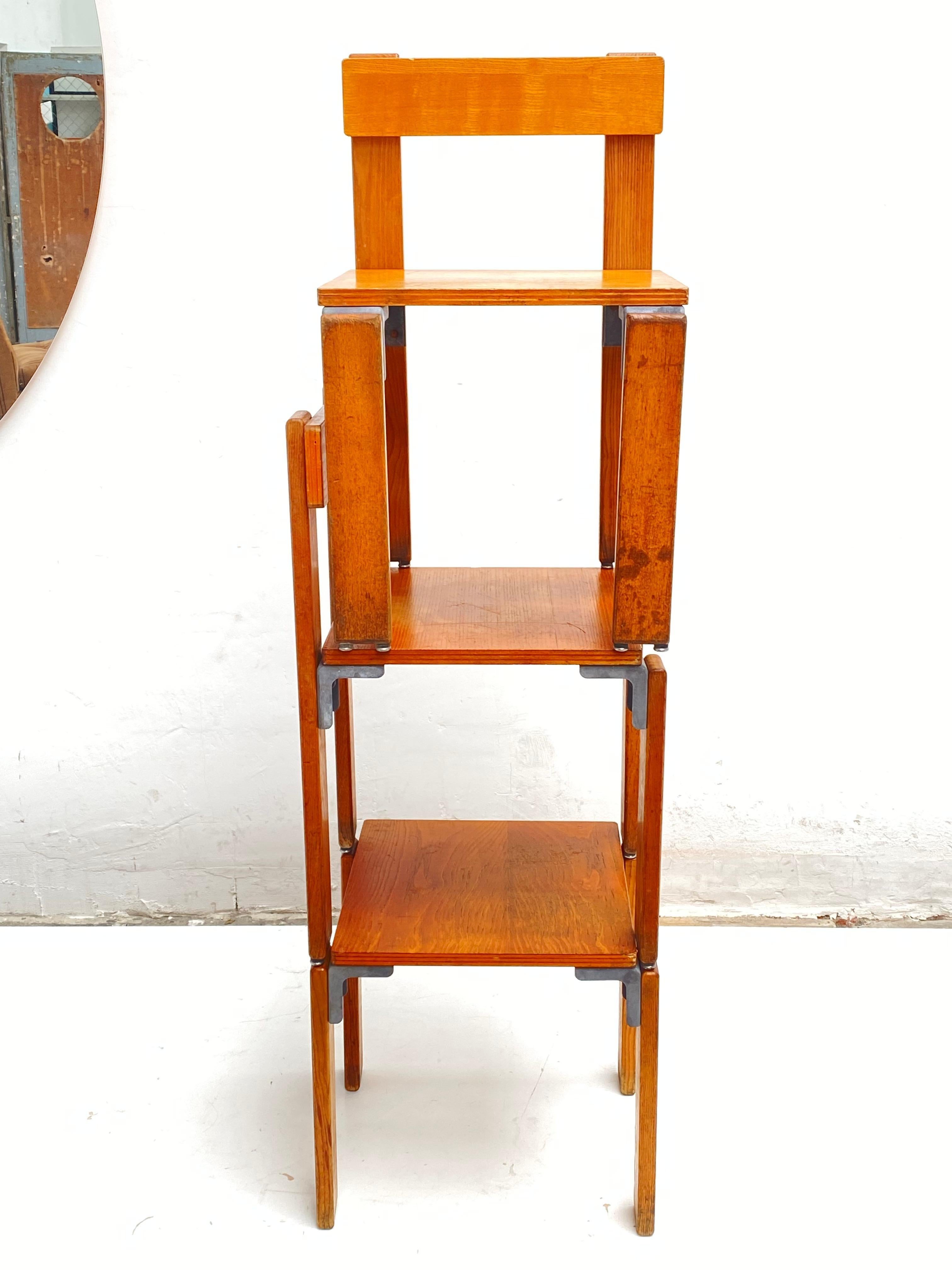 Candilis Chairs and Stool / Table For Sale at 1stDibs