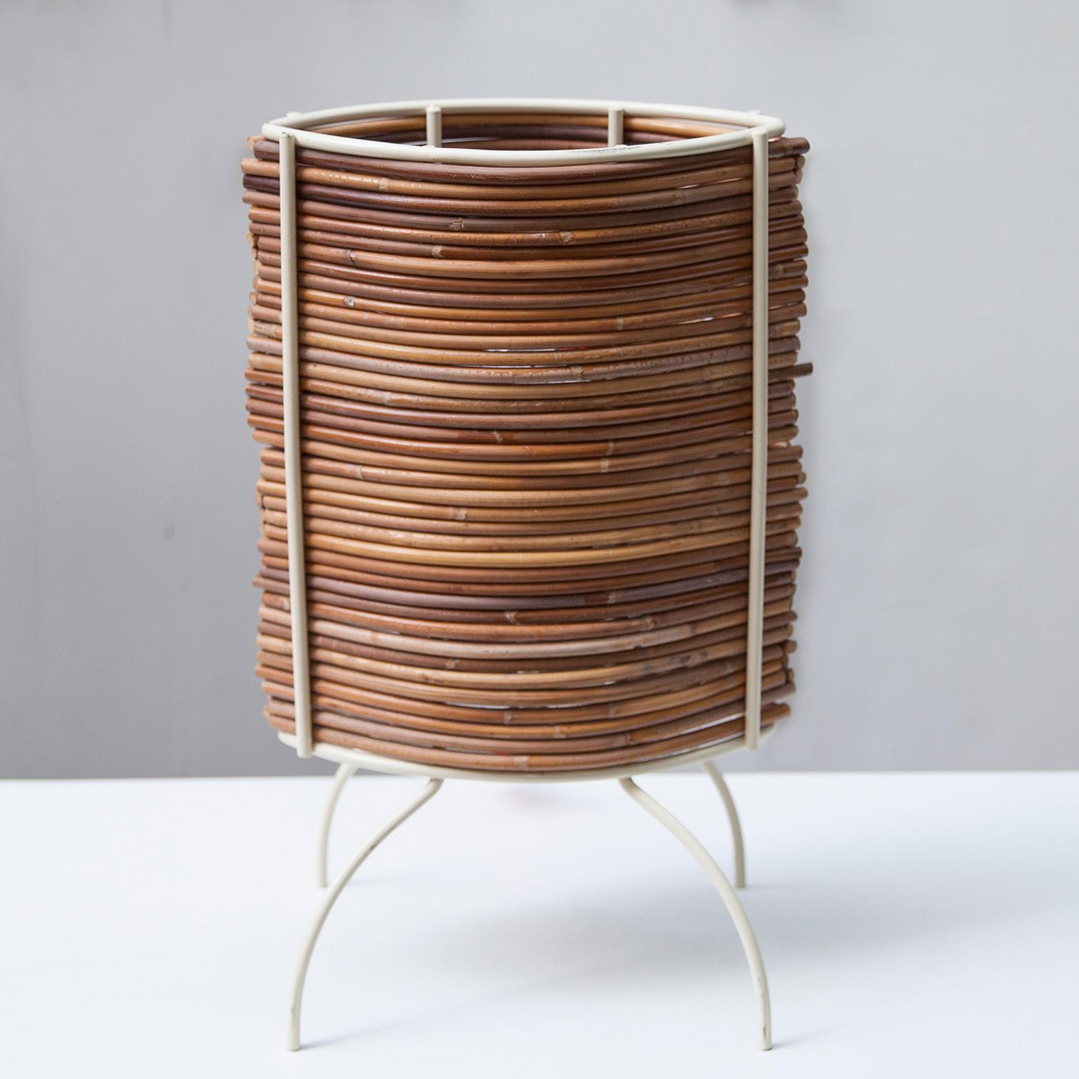 Mid-Century Modern Candle “Bambu” Table Lamp, Campana Brothers by Fontana Arte, 2000